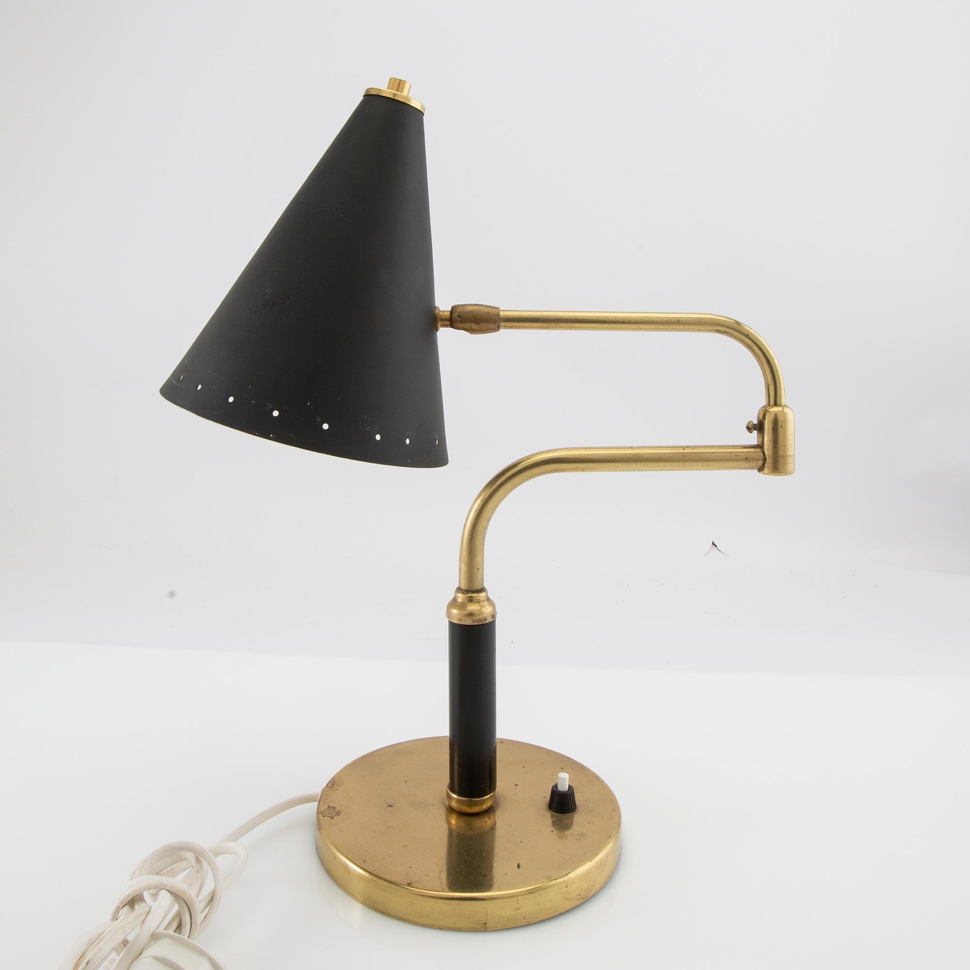 Bordslampa 1900-talets mitt.