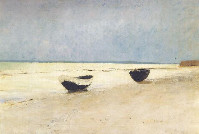Wilhelm von Gegerfelt, Boats on the beach - Skagen.