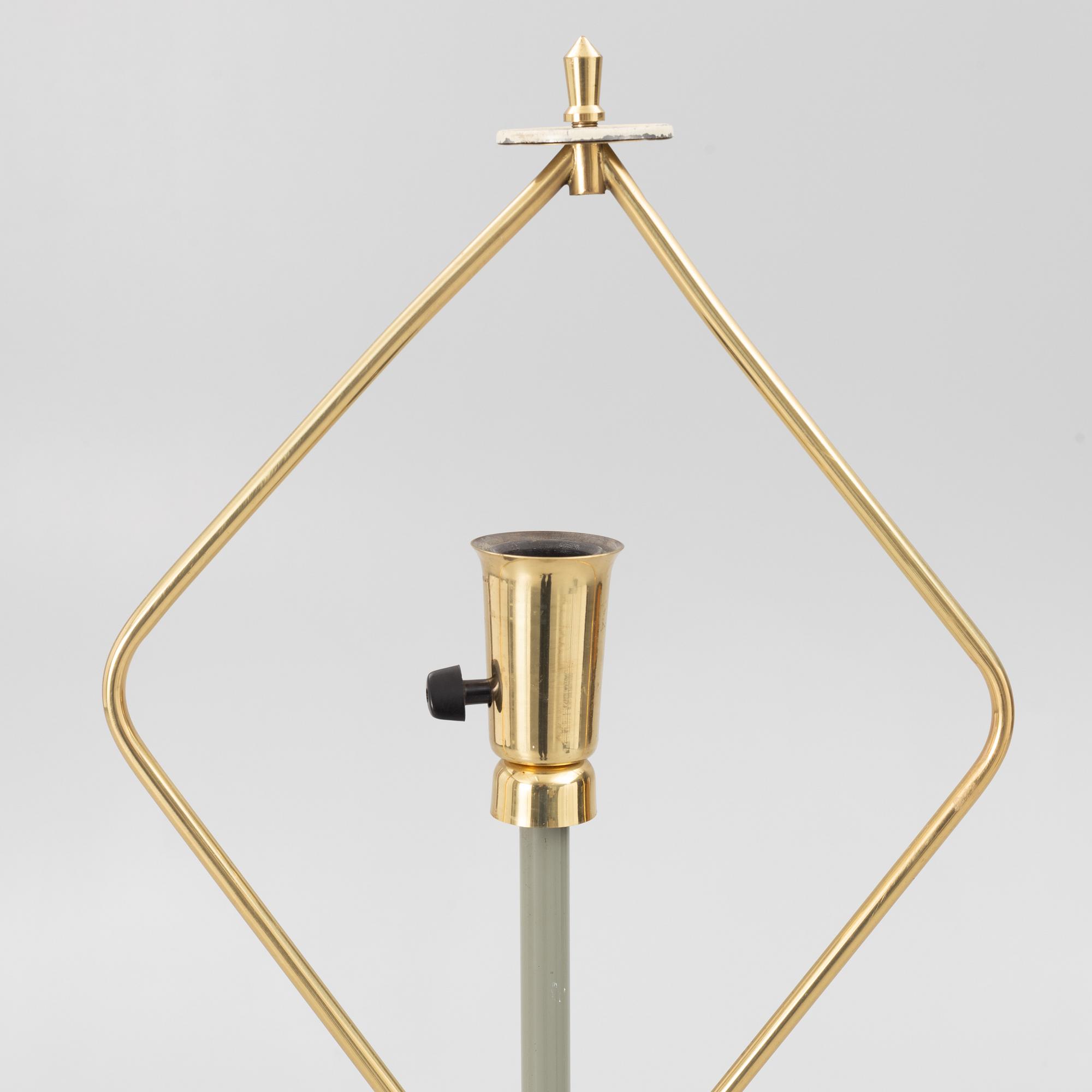 Floor lamp, around the mid-20th century.