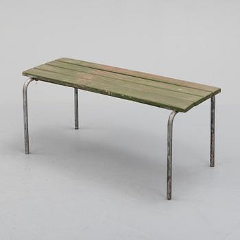 A second half of the 20th century garden bench.