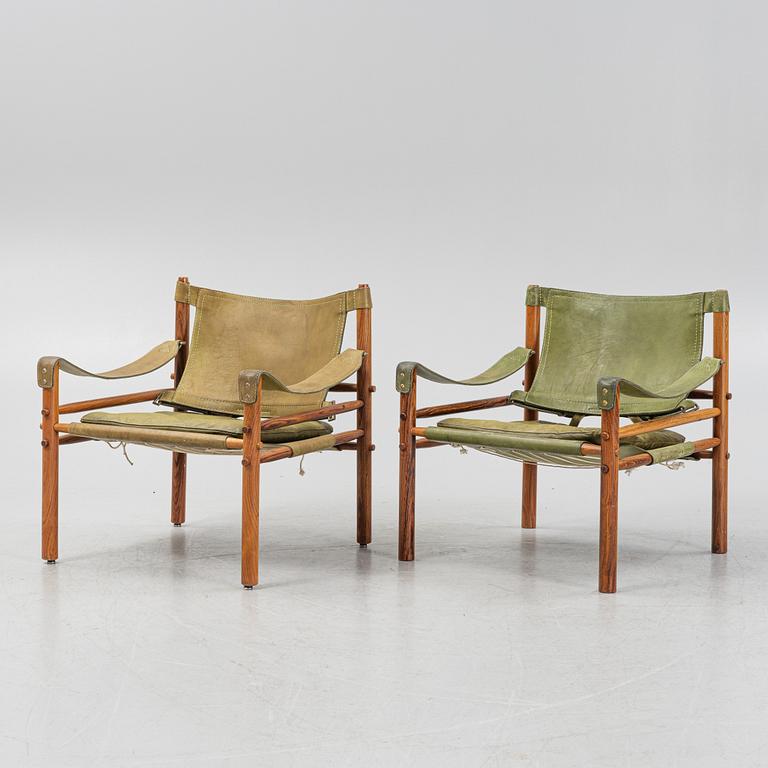 Arne Norell, a pair of 'Sirocco' chairs, Norell Möbel AB, 1960's/70's.