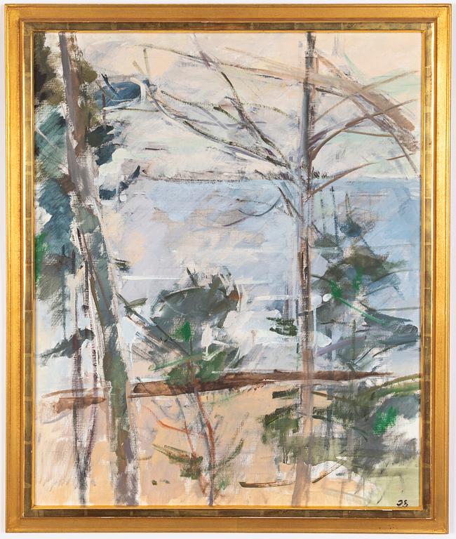 Hugo Zuhr, Landscape with trees.