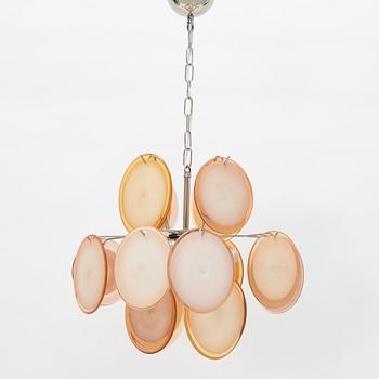 Gino Vistosi, taklampa, Murano, Italien.