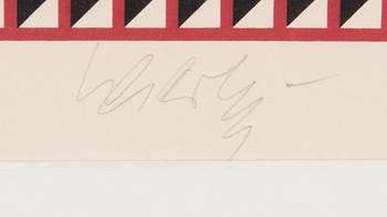 Victor Vasarely, litografi, signerad och numrerad 60/200.