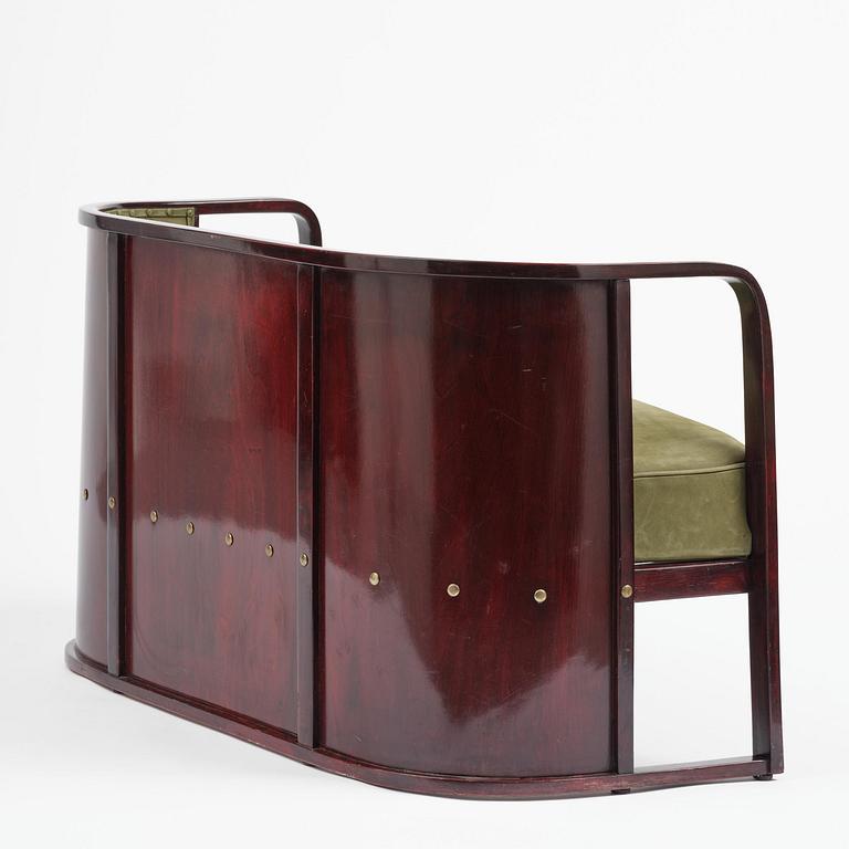 Josef Hoffmann, salongsmöbel, fyra delar, modell 421/428, Jacob & Josef Kohn, Wien, 1900-talets början.