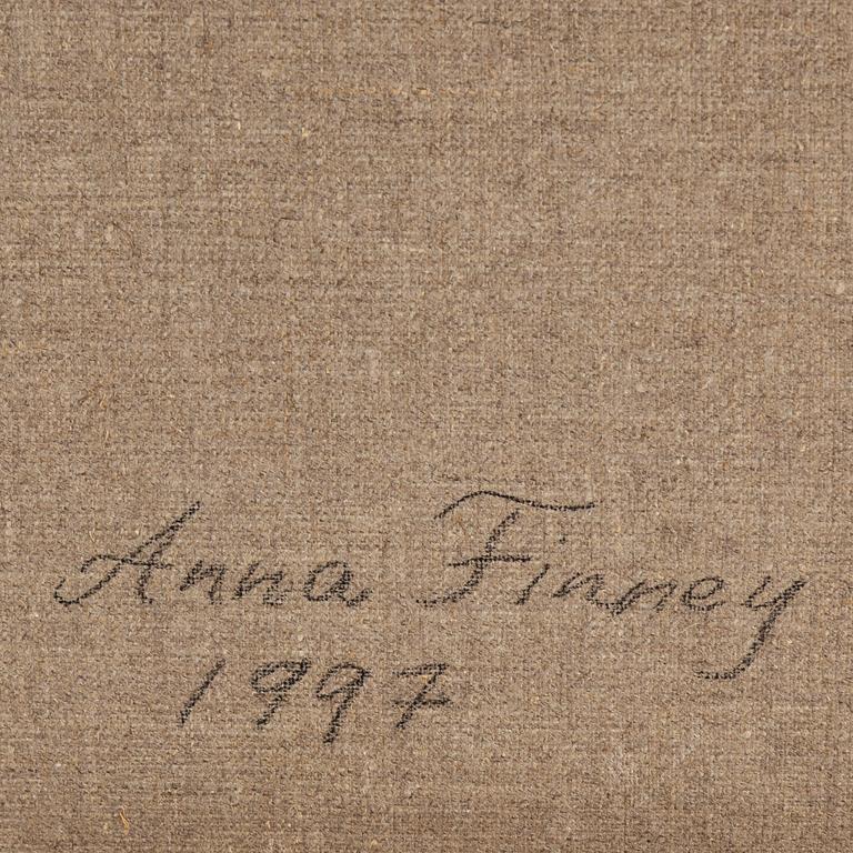 ANNA FINNEY, oil on canvas, signed and dated 1997 on verso.