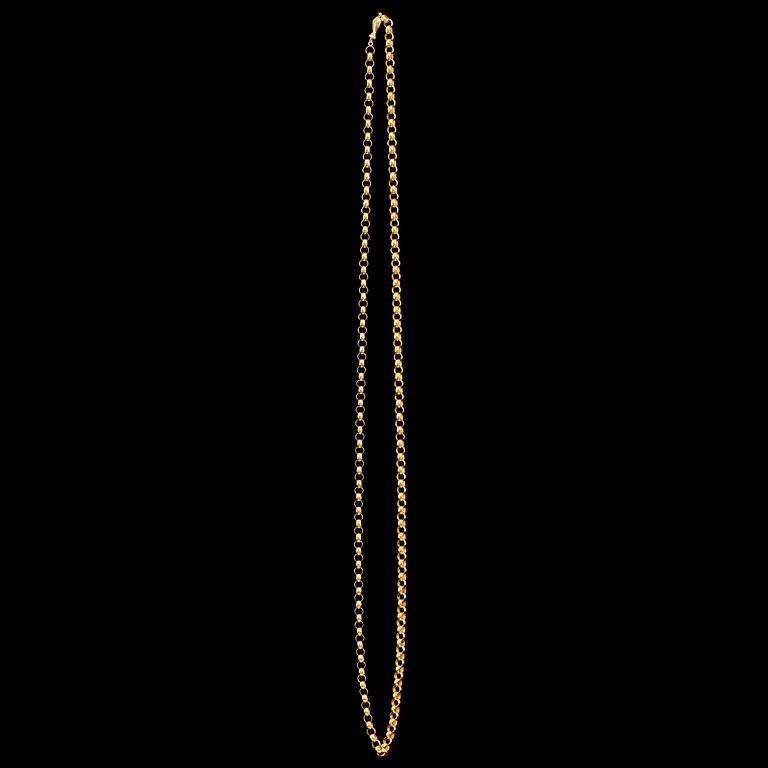 COLLIER, 18k guld, stmpl SD, 1836. Vikt 48 g.