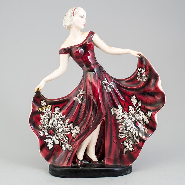 A Art Deco Goldcheider figurine from Austria.