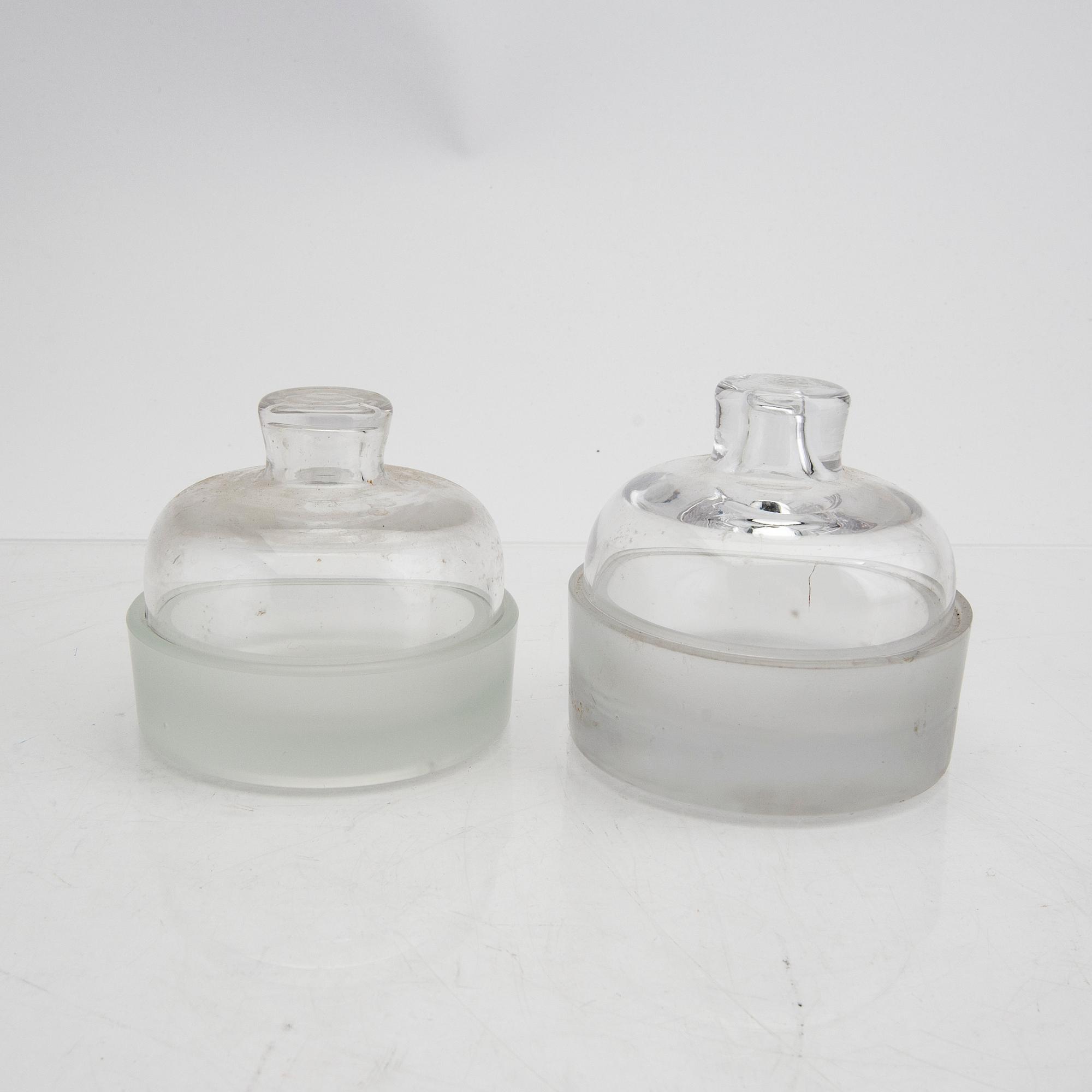 Signe Persson-Melin, skålar samt bricka mm 6 dlr Kosta Boda.