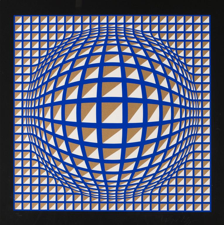Victor Vasarely, Geometrisk komposition.