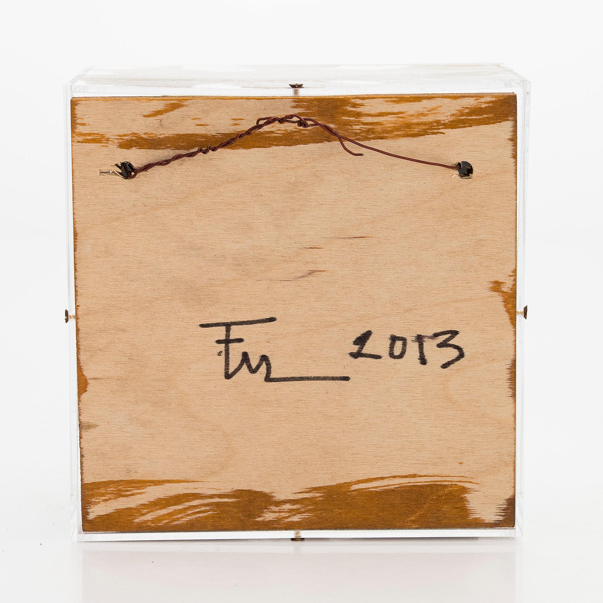 Francesca Mascitti-Lindh, Installation 'Camera Obscura'. Signed FML 2013.
