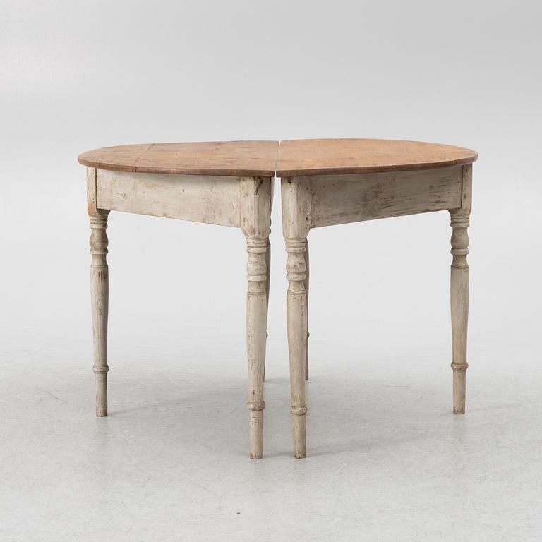 Väggbord, ett par, 1800-talets mitt.