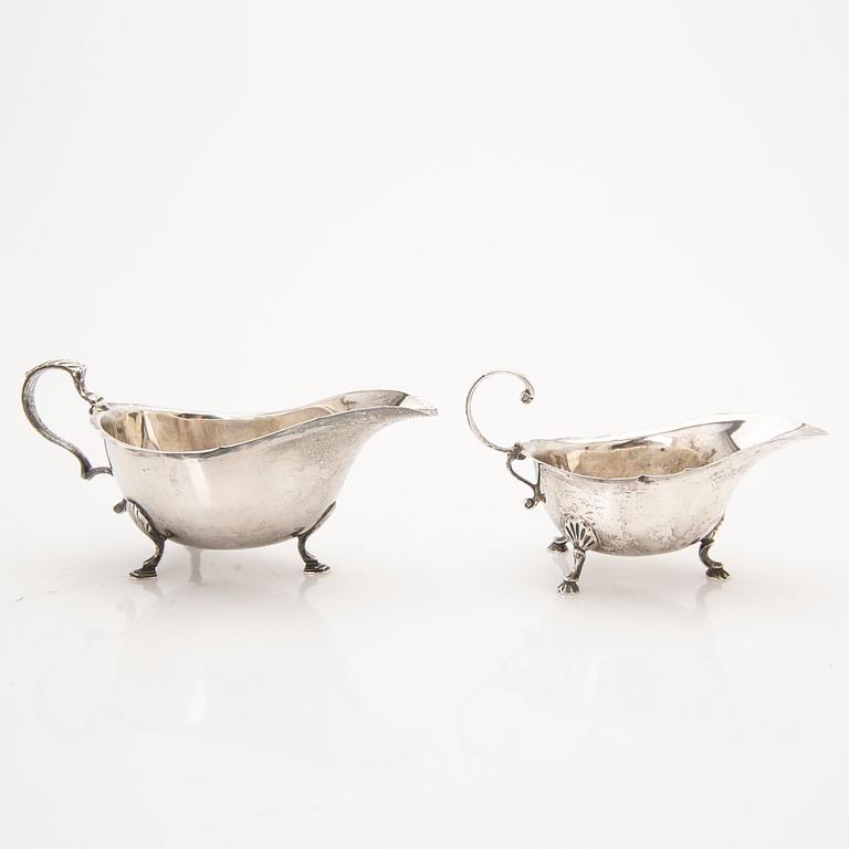 Parti silver, 5 delar, England, London, 1900-tal.