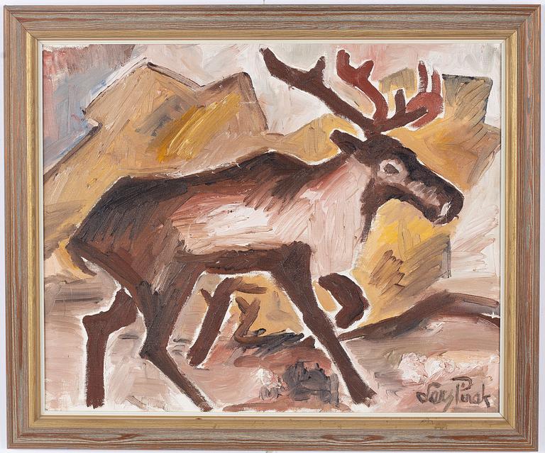 Lars Pirak, Ren på fjället.