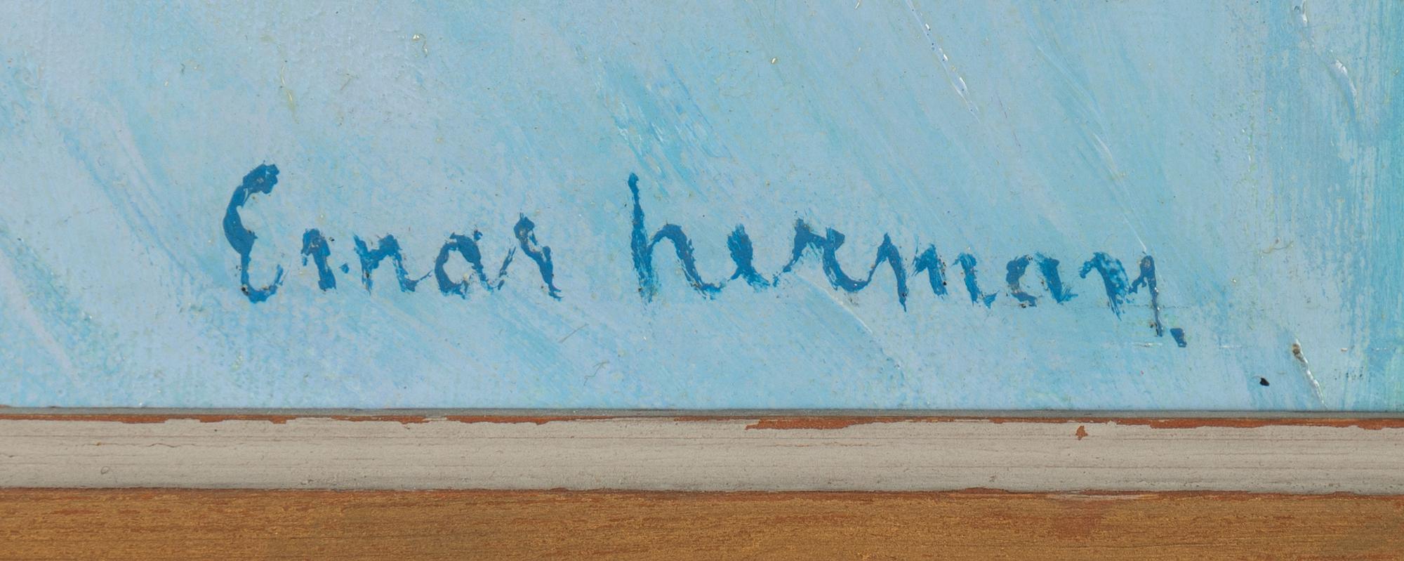 Einar Nerman, oil on panel, signed.
