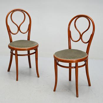 STOLAR, ett par, Thonet, troligen omkring sekelskiftet 1900.