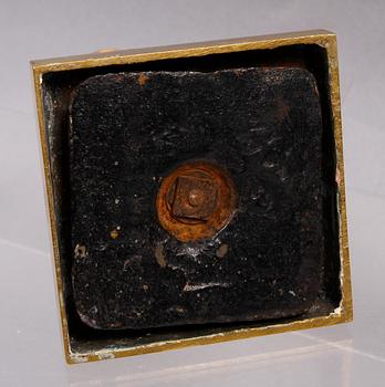 LJUSSTAKAR, 2 st, bla senempire, 1800-tal resp Louis XVI-stil.