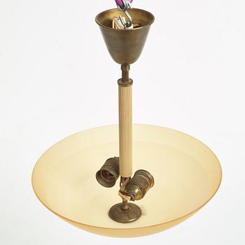 Erik Tidstrand, taklampa, modell "30004", Nordiska Kompaniet, 1930-40-tal.