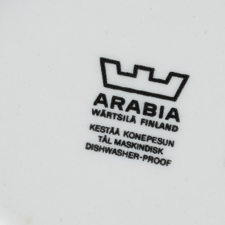 SERVISDELAR, 17 delar, porslin. "Paratiisi", Birger Kaipiainen, Arabia.