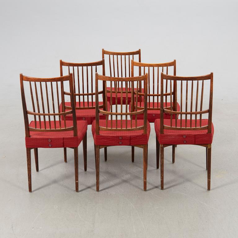 Svante Skogh, chairs, 6 pcs, "Cortina", Säffle furniture factory, 1960s.