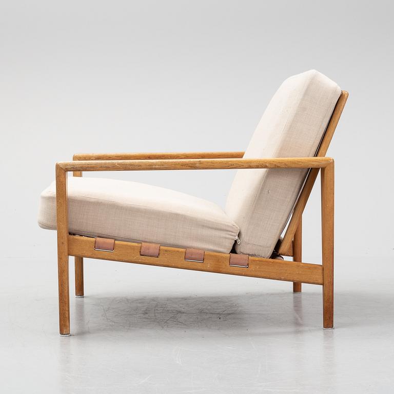 Svante Skogh, an oak easy chair, Seffle Möbelfabrik, Sweden, 1960s.