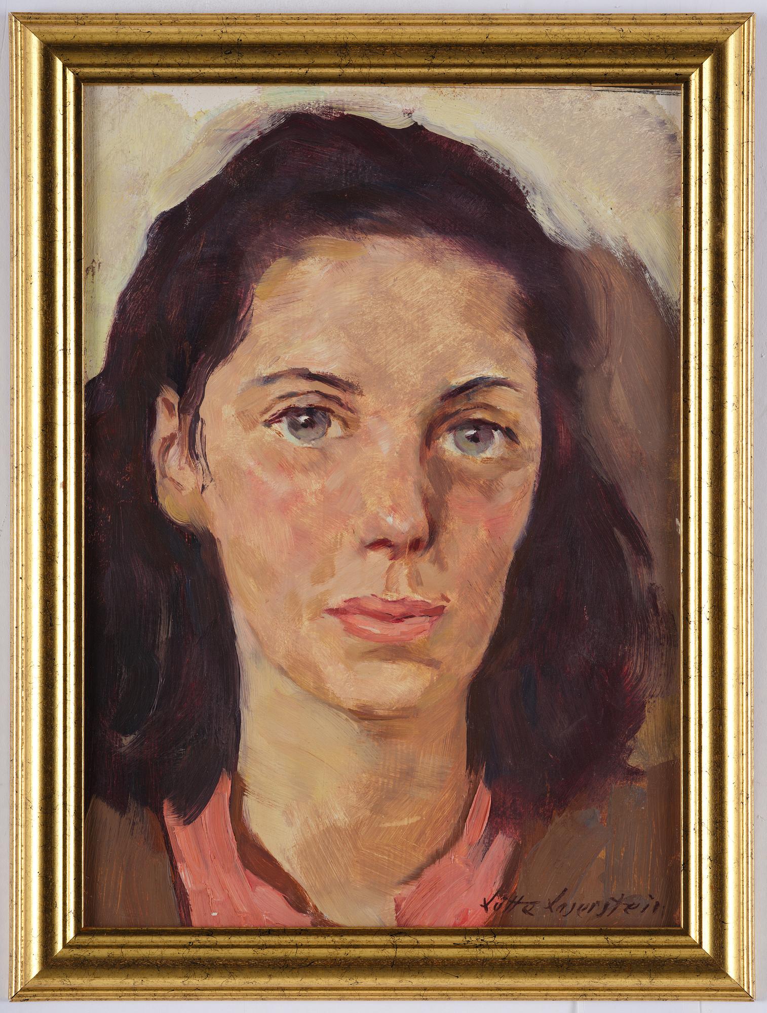 Lotte Laserstein, Woman with brown hair.