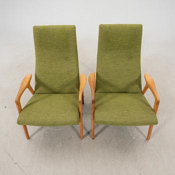 Yngve Ekström, a pair of Mingo armchairs designed in 1956.