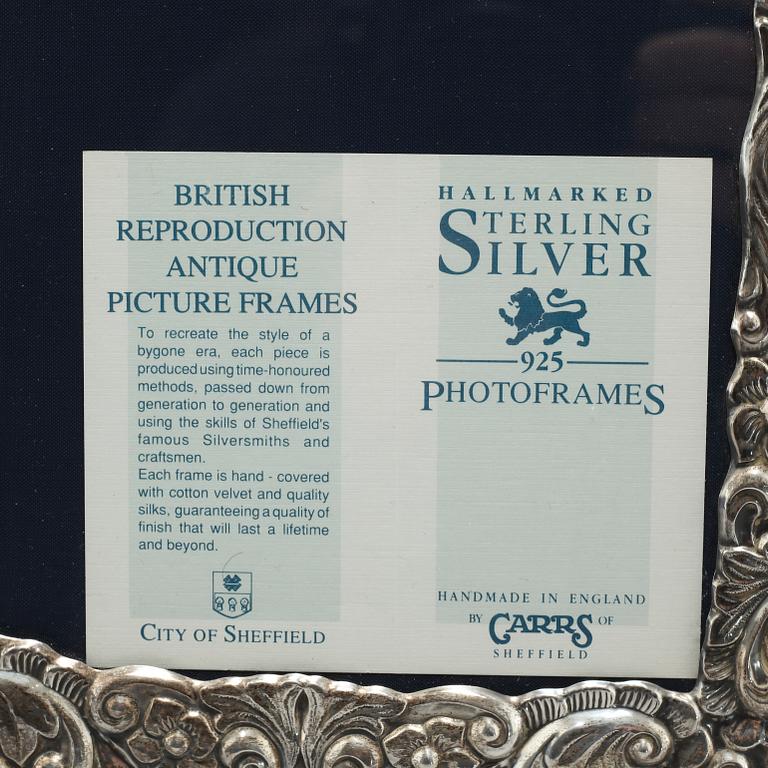 CARRS OF SHEFFIELD, fotoram, silver, 1991.