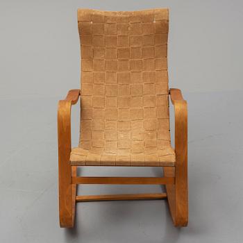 A rocking chair by Gustaf Axel Berg, probably 1940's.