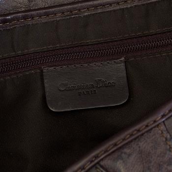 CHRISTIAN DIOR, a ostrich leather 'Sadle bag' handbag.