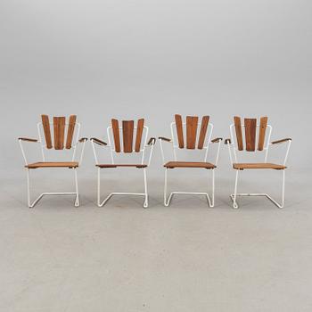 Garden Furniture 5 pcs Mid-20th Century.
