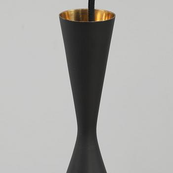 TAKLAMPA, "Beat Tall", Tom Dixon, 2000-tal. Höjd 41 cm.