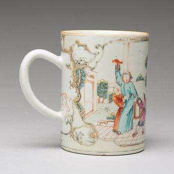 A famille rose jug, Qing dynasty, Qianlong (1736-95).