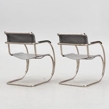 Karmstolar, ett par, modell 1001/FS. A.W. Nilssons Fabriker, Malmö 1930-tal.