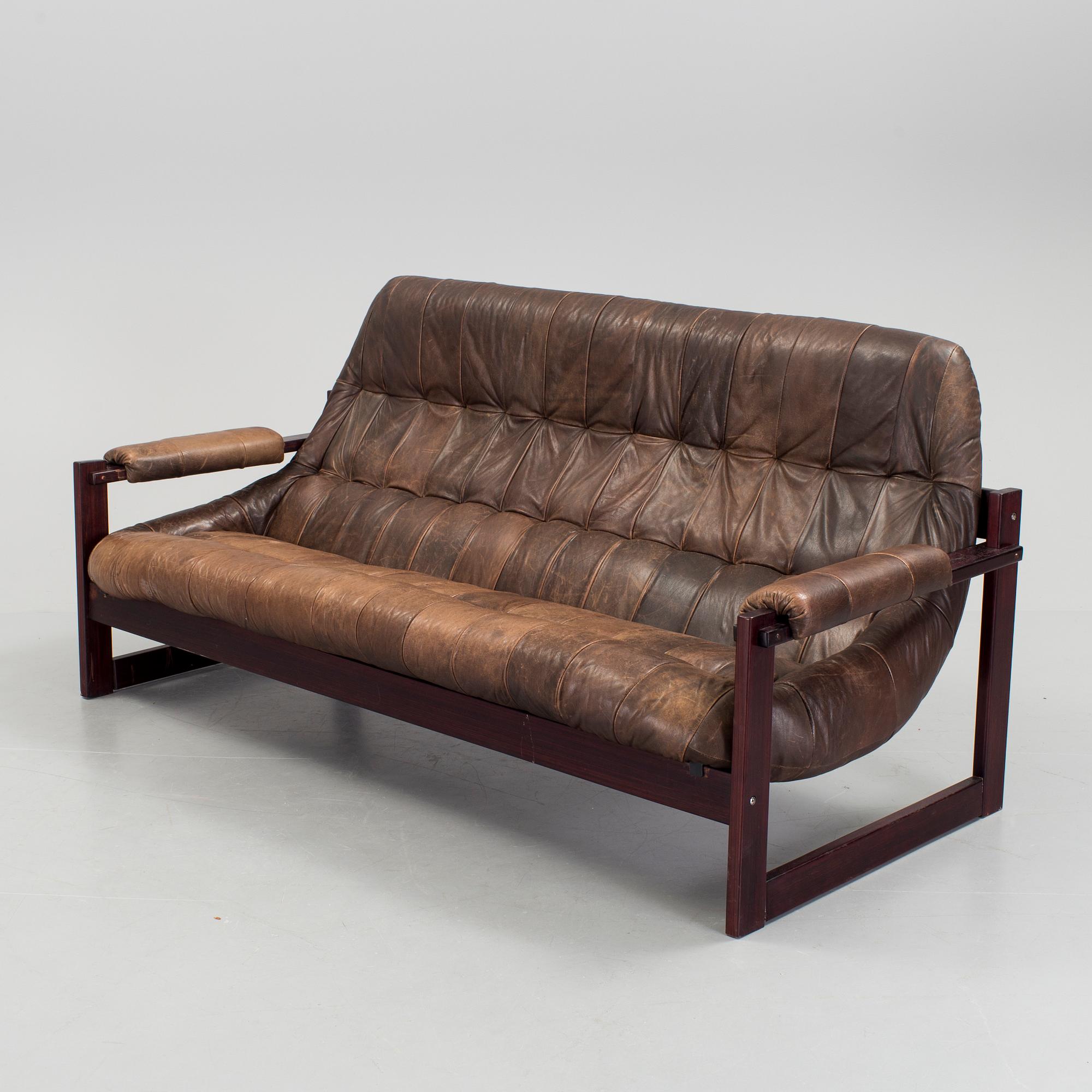 A Percival Lafer sofa for MP Lafer, Brazil, 1970's.