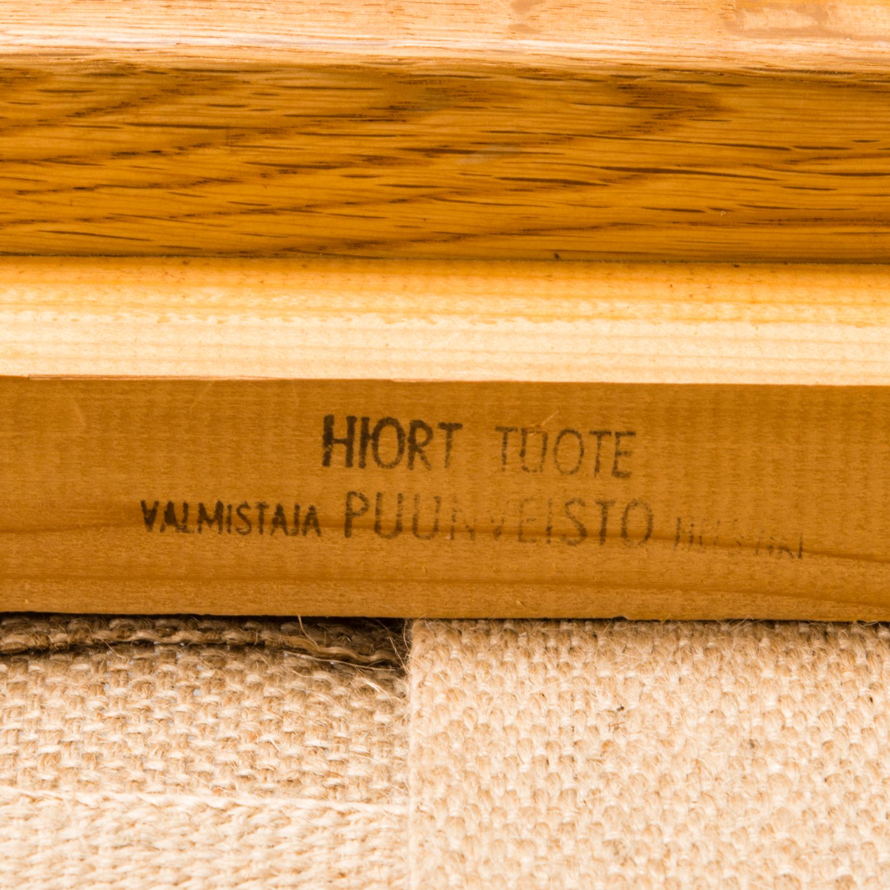 CARL GUSTAF HIORT AF ORNÄS, a pair of mid 20th century, 'Rialto' armchairs for Puunveisto Oy - Wood work Ltd.