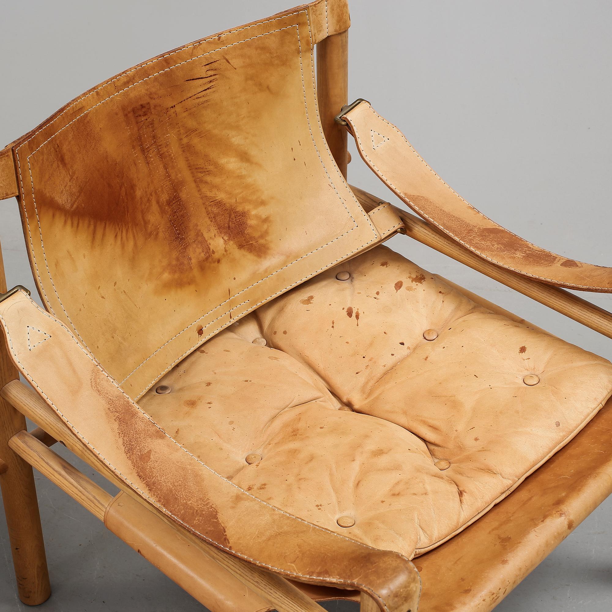 FÅTÖLJER, ett par, "Sirocco", Arne Norell, 1900-talets andra hälft.