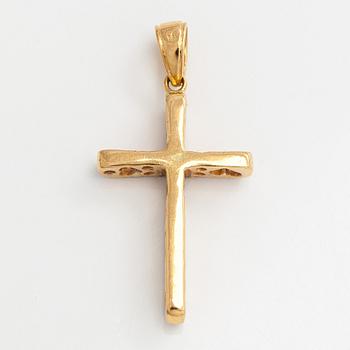 Pendant, brilliant-cut diamonds, 18K gold.