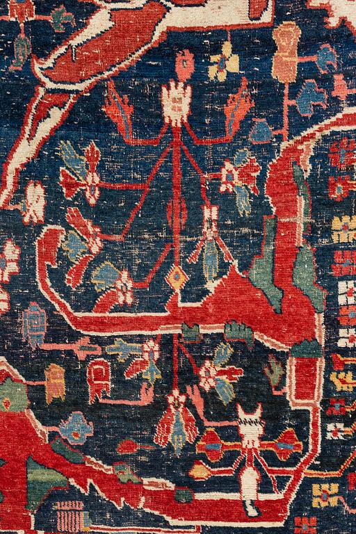 A carpet, antique, Bidjar Garus, ca 555 x 321 cm.