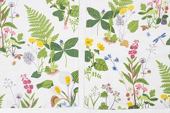 Gocken Jobs, three pairs of curtains, 'Trollslända', Nordiska Kompaniets textilkammare.