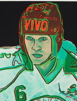 Andy Warhol, ”Frölunda Hockey Player”.