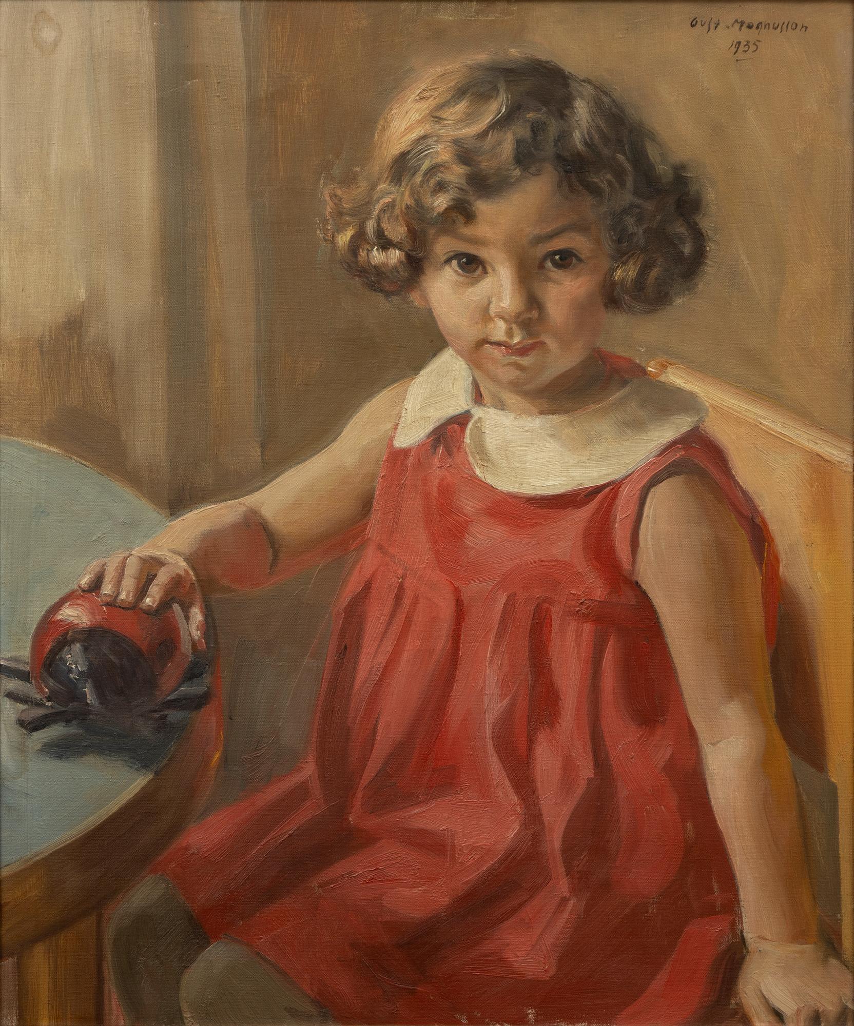 Gustaf Magnusson, Girl portrait.