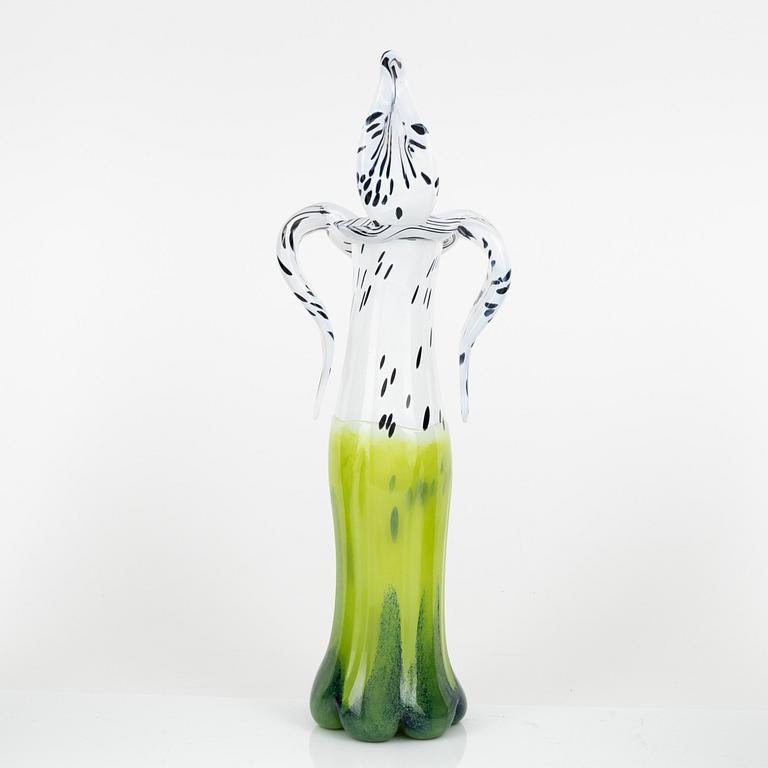 Ludvig Löfgren, vase, "Atomic Orchid", Kosta Boda.