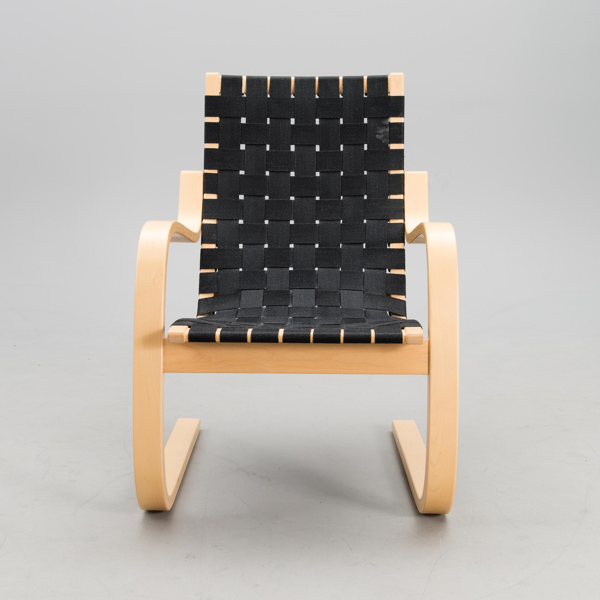 A late 20th century armchair model 406 for Artek, Finland.