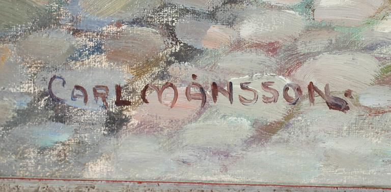 CARL MÅNSSON, olja på duk, signerad.