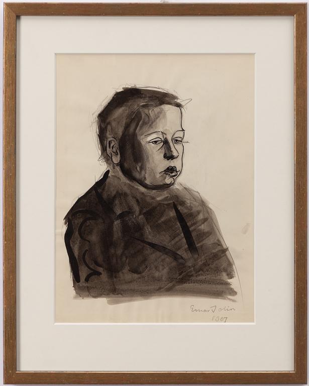 Einar Jolin, Liten gosse.