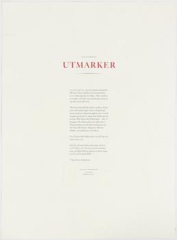 Eva Zettervall, complete portfolio with 4 screenprints in colours.