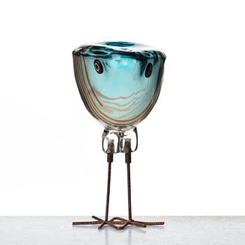 Alessandro Pianon, a "Pulcino" glass bird, Vistosi, Italy 1960's.