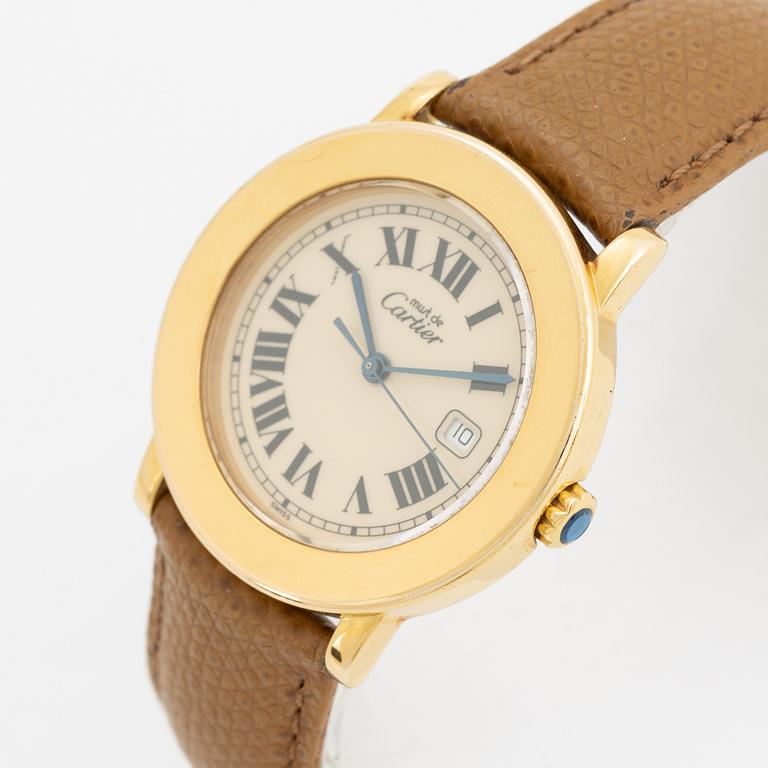 Cartier, Must II, armbandsur, 32,5 mm.