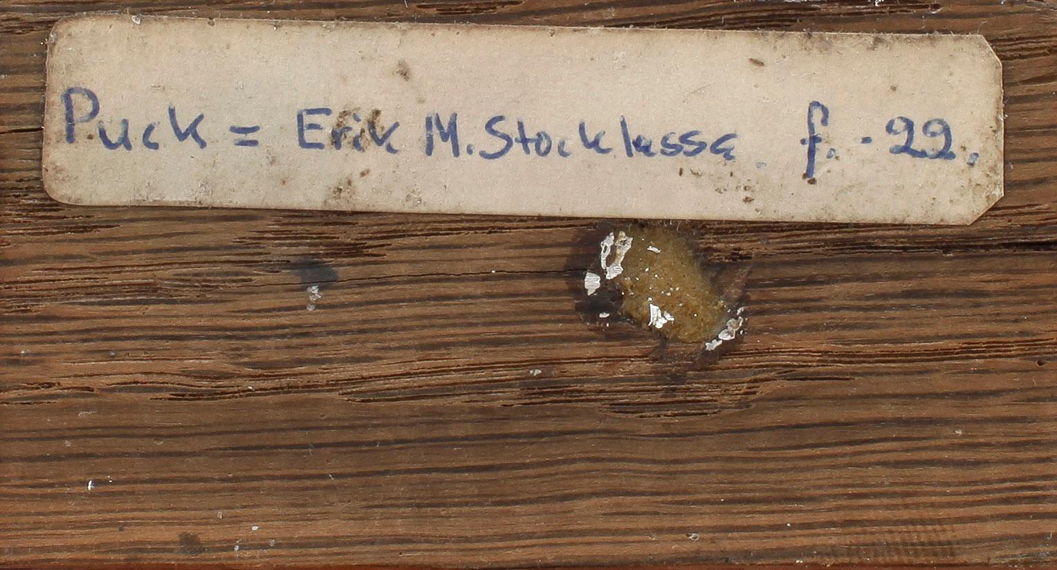 PUCK STOCKLASSA. Tillskriven. Skulptur, brons, ej signerad.